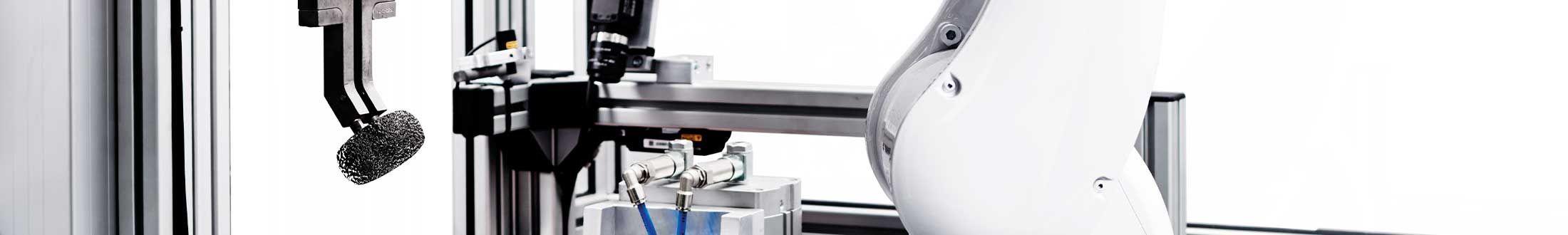 Nahaufnahme von einer Bin Picking Maschine